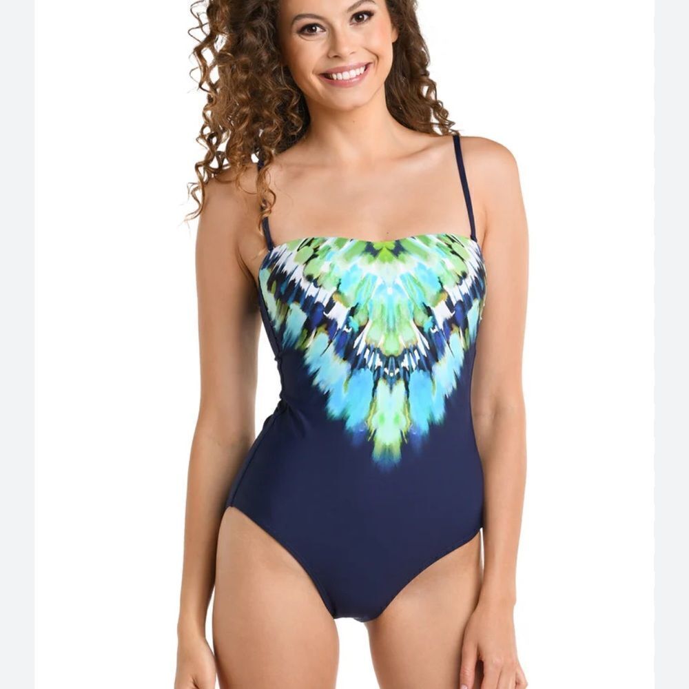 La Blanca Monarch Seas Bandeau One Piece 16